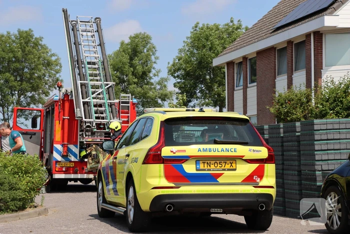 Brand in garage snel geblust