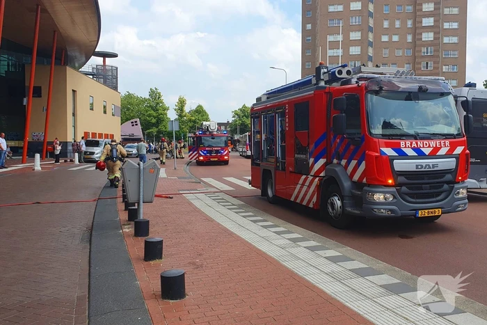 Brand in parkeergarage van UMCG
