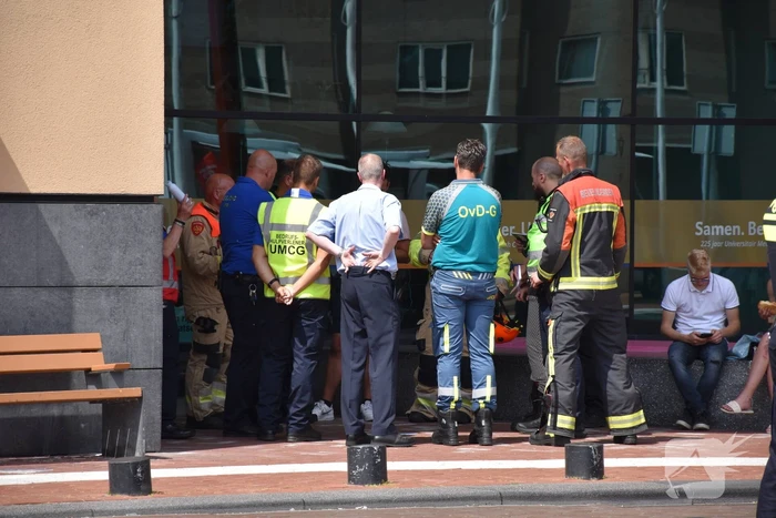 Brand in parkeergarage van UMCG