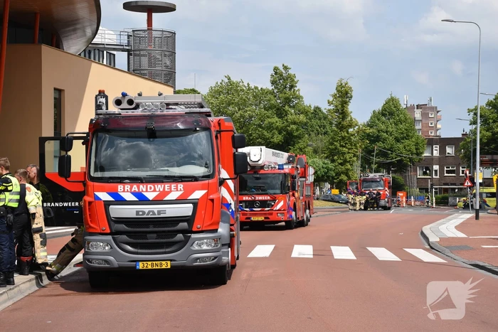 Brand in parkeergarage van UMCG