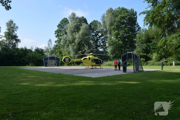 Traumahelikopter landt voor ongeval bij schoolgebouw De Morgenster