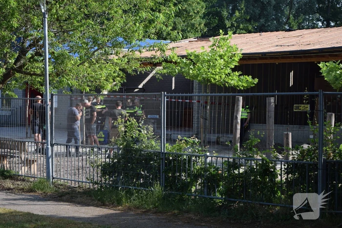 Traumahelikopter landt voor ongeval bij schoolgebouw De Morgenster