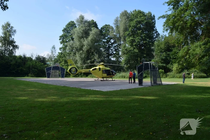 Traumahelikopter landt voor ongeval bij schoolgebouw De Morgenster