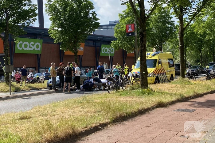 Man op driewieler raakt gewond