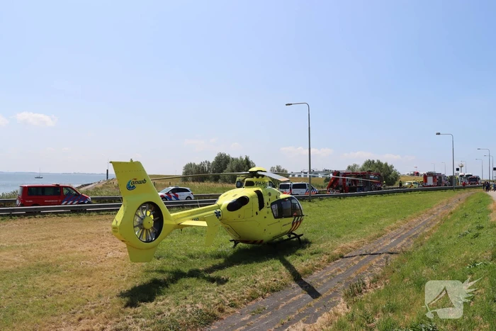 ongeval weg naar de val - n256 19,8 zierikzee