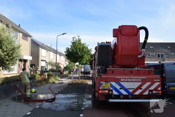 CV-ketel vat vlam op zolder van woning