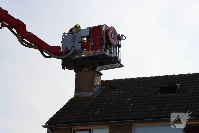 CV-ketel vat vlam op zolder van woning