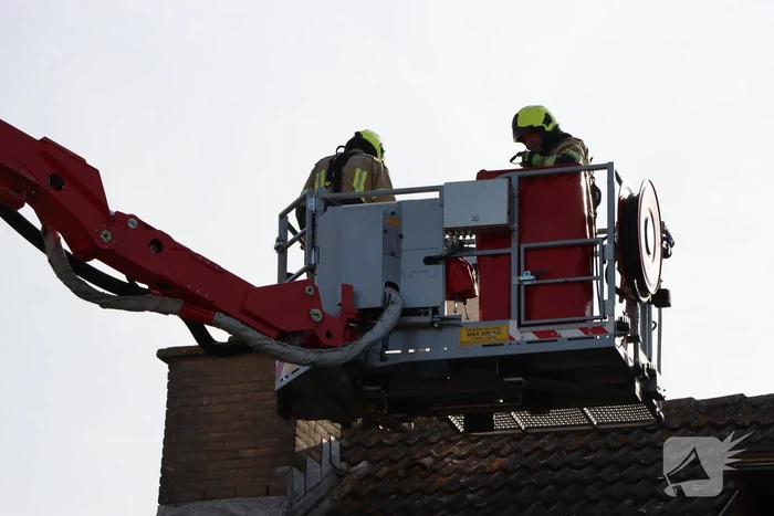 CV-ketel vat vlam op zolder van woning