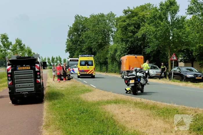Motorrijder maakt harde valpartij