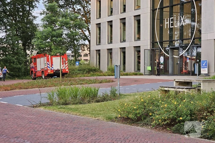 Brandweer ingezet na brandmelding gebouw