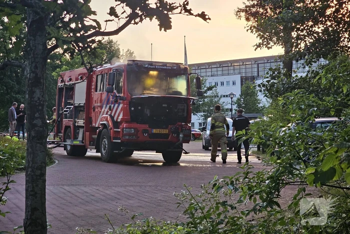 Brandweer ingezet na brandmelding gebouw