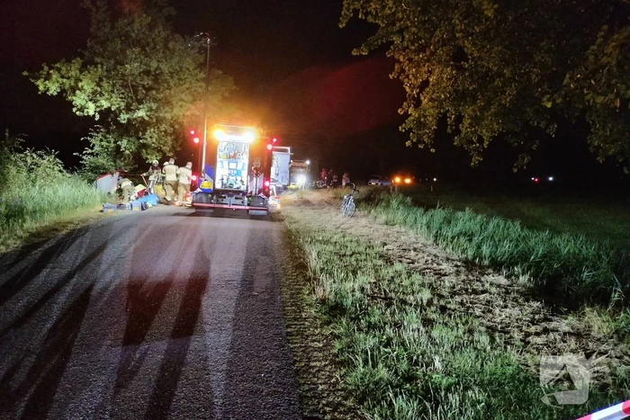 Gewonde en grote schade bij eenzijdig ongeval