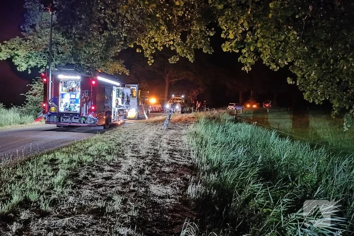Gewonde en grote schade bij eenzijdig ongeval
