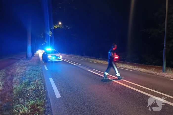 Scooterrijder gewond bij botsing tegen verkeersbord