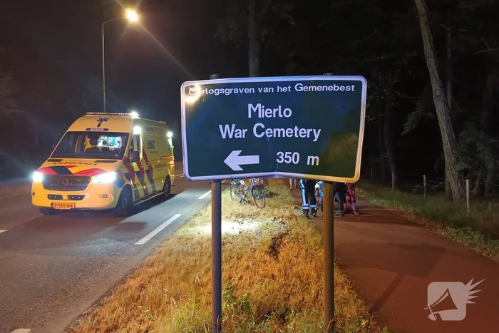 Scooterrijder gewond bij botsing tegen verkeersbord