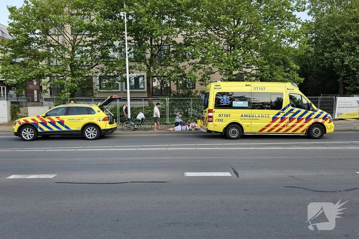Fietser gewond na val