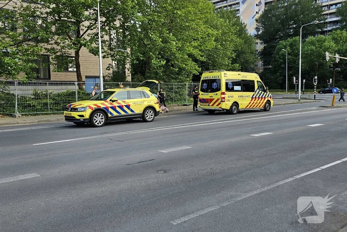 Fietser gewond na val