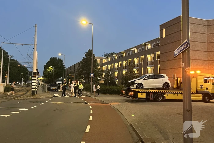 Forse schade aan auto's na botsing