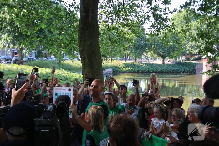 Maarten van der Weijden Onthaald in Prinsentuin