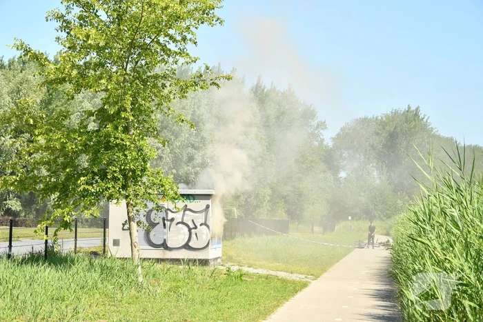 Veel rookontwikkeling door brand in elektrakast