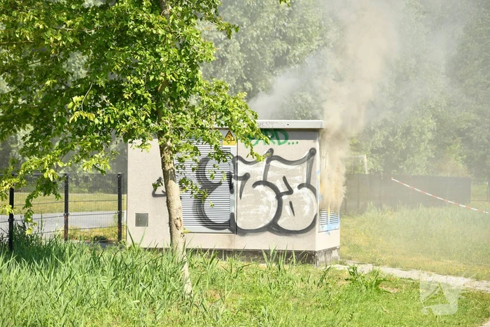 Veel rookontwikkeling door brand in elektrakast