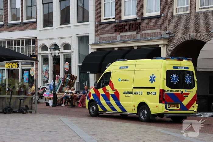 Persoon gewond na val met elektrische driewieler