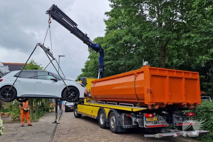 Elektrische Volkswagen vat vlam
