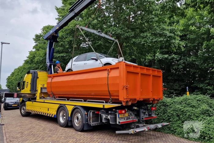 Elektrische Volkswagen vat vlam