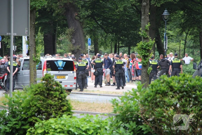 Politie massaal aanwezig bij boerenprotest