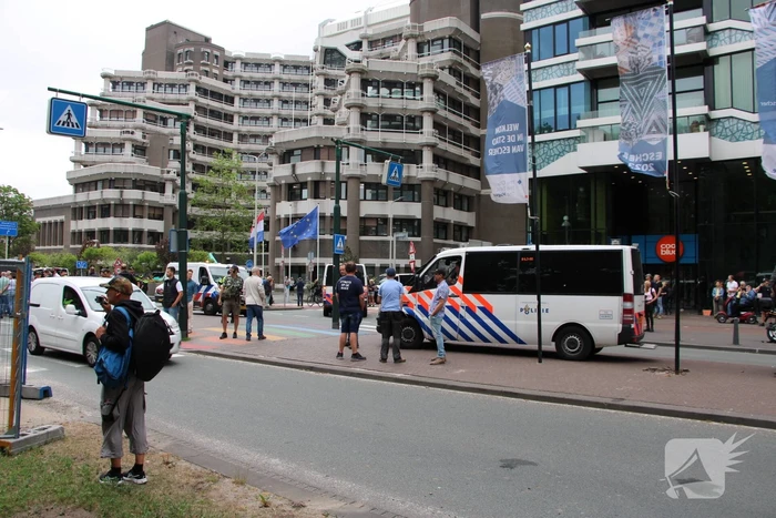 Politie massaal aanwezig bij boerenprotest