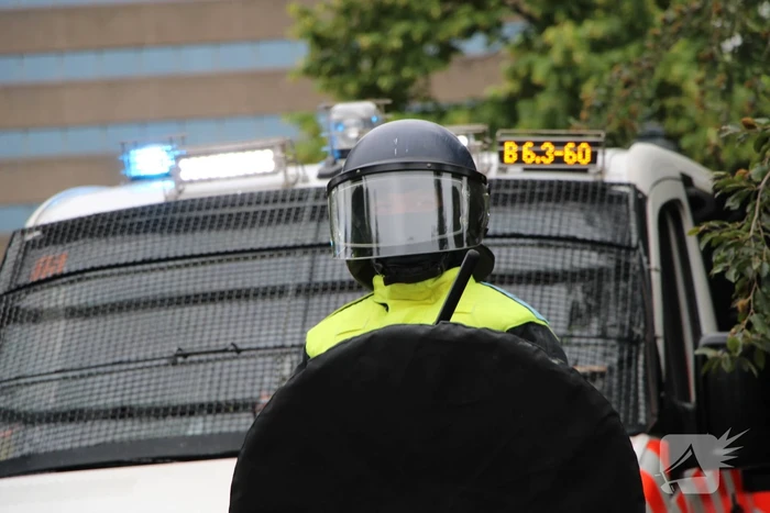 Politie massaal aanwezig bij boerenprotest