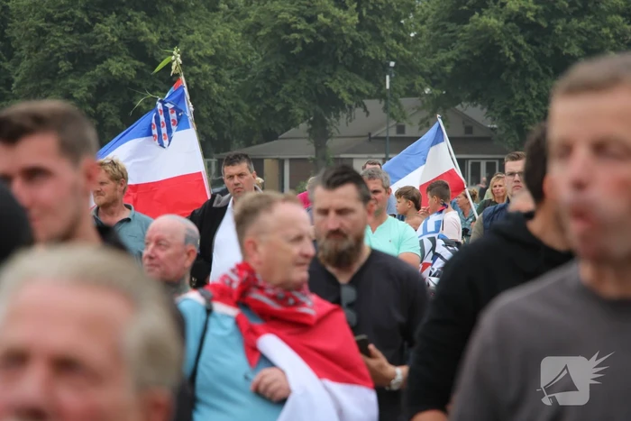 Politie massaal aanwezig bij boerenprotest