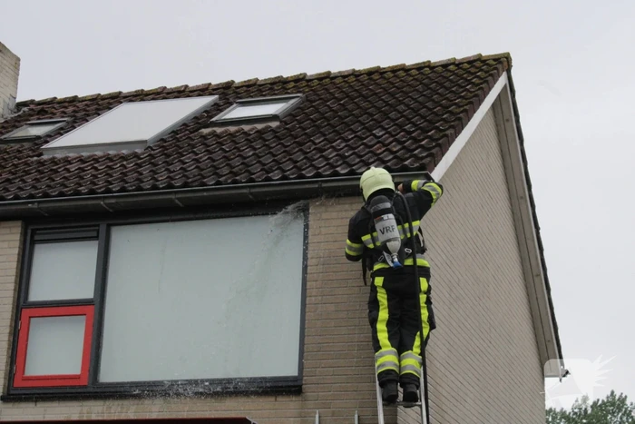 Brand in woning tijdens laswerkzaamheden