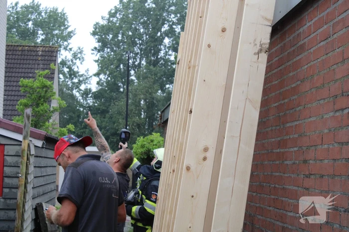 Brand in woning tijdens laswerkzaamheden