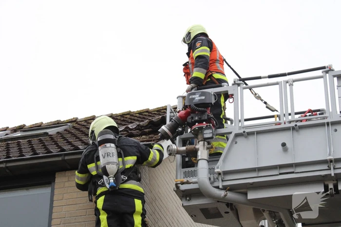 Brand in woning tijdens laswerkzaamheden