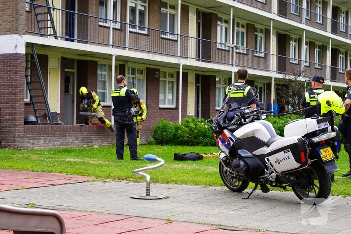 Aanhouding na brandmelding woning