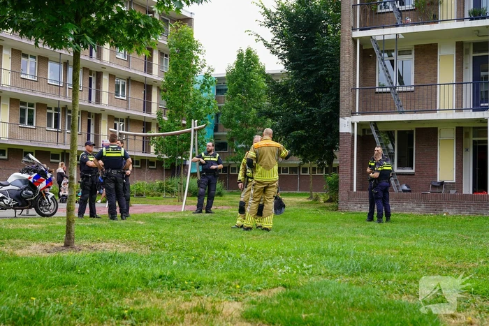 Aanhouding na brandmelding woning