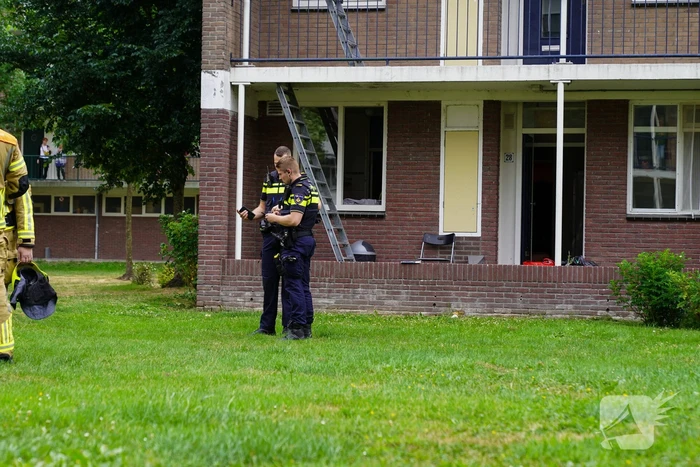 Aanhouding na brandmelding woning