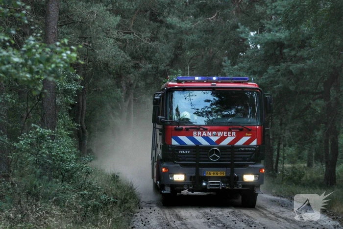 Meters bos in brand