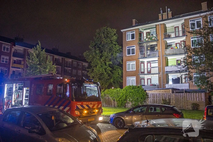 Forse schade na grote brand in flatgebouw