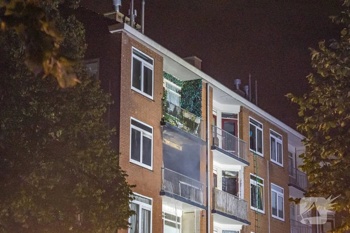 Forse schade na grote brand in flatgebouw