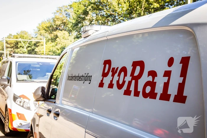 Bagage van reiziger in brand