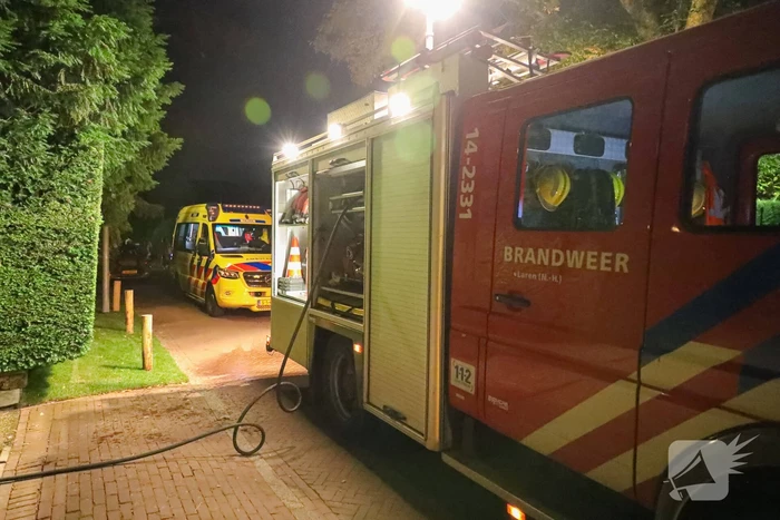 Feest eindigt met brand in achtertuin