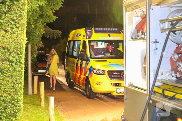 Feest eindigt met brand in achtertuin