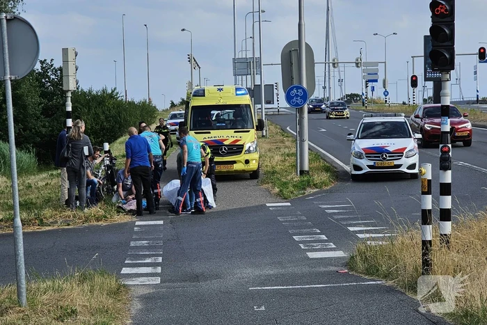 Fietser ernstig gewond na harde val