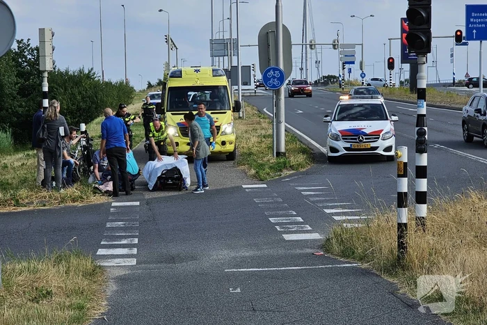 Fietser ernstig gewond na harde val