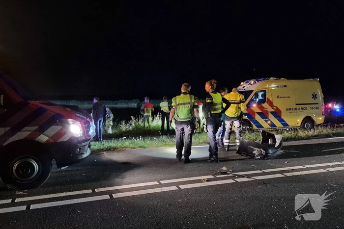 Zwaargewonden nadat auto te water raakt