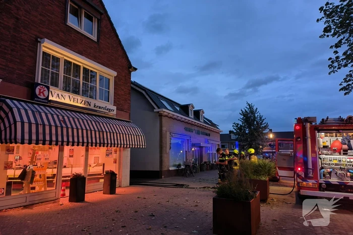 Brand in slagerij snel onder controle