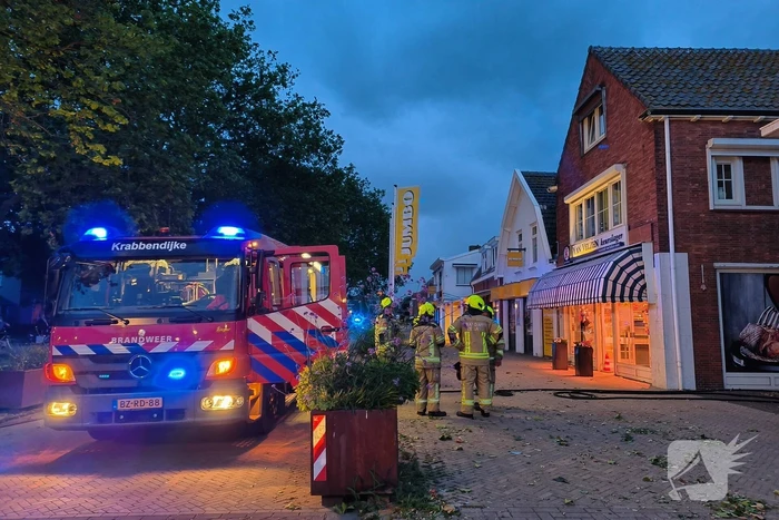 Brand in slagerij snel onder controle