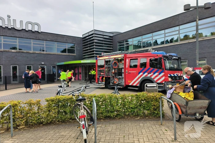 Sportcentrum ontruimd door brandmelding